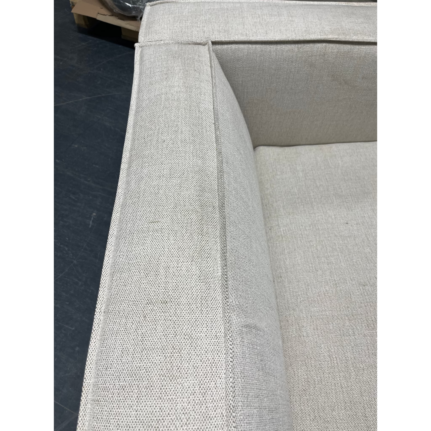 Isa Modulsofa 1,5 seter m/armlene høyre natur - 110x93x73 cm fra Kid