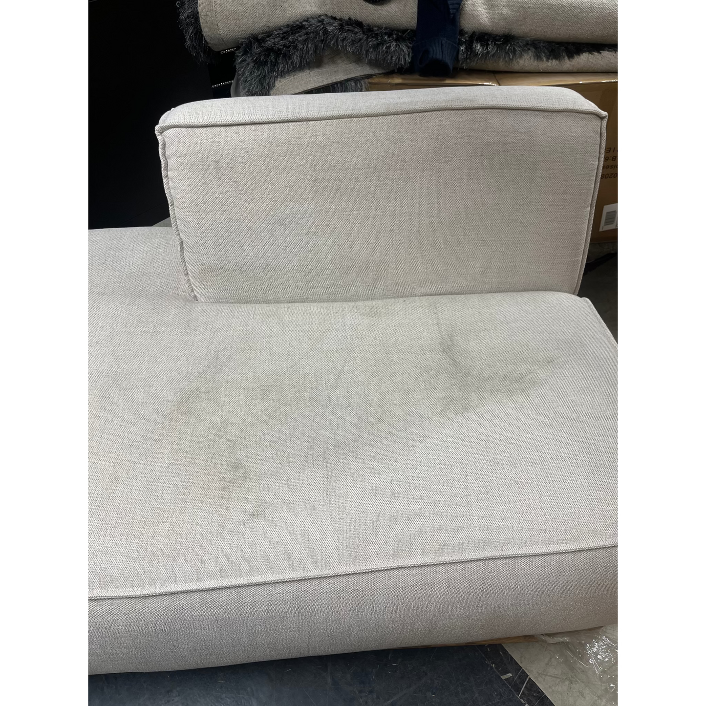 Isa Modulsofa åpen ende venstre natur - 134x93x73 cm fra Kid