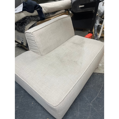 Isa Modulsofa åpen ende venstre natur - 134x93x73 cm fra Kid