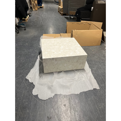 Hedda sofabord fra Kid, multi beige, 75x75x35 cm