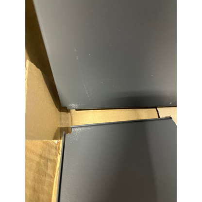 Hylle til oppbevaringsskap SUPPLY, 4 stk., B975 D440 mm, mørk grå