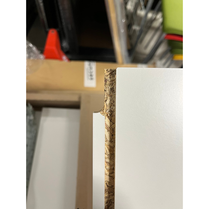 Oppbevaringsbenk QBUS, grå pute, 2 skuffer, eik