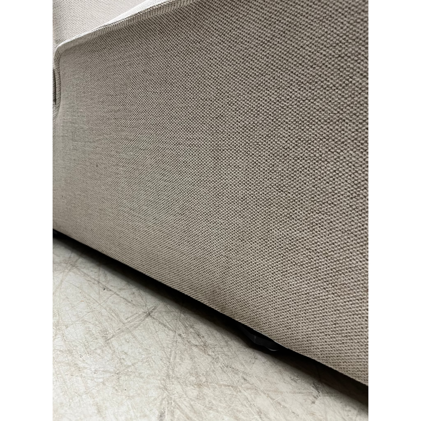 Isa Modulsofa 1,5 seter m/armlene høyre natur - 110x93x73 cm fra Kid