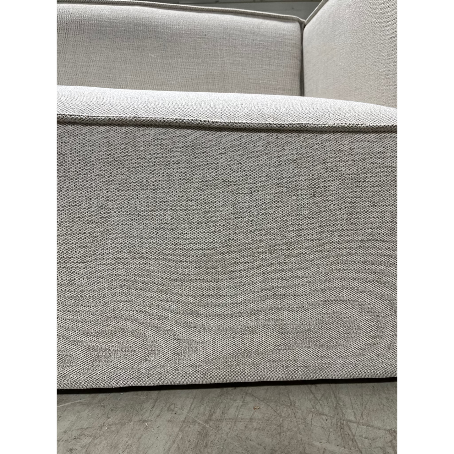 Isa Modulsofa 1,5 seter m/armlene høyre natur - 110x93x73 cm fra Kid