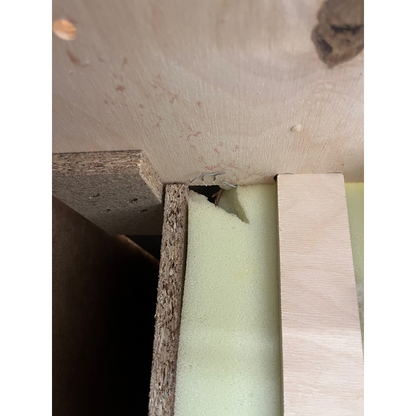 Isa Modulsofa 1,5 seter m/armlene høyre natur - 110x93x73 cm fra Kid