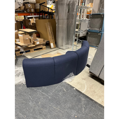 Sofa VARIETY, halvsirkel, KUN 2 STK MODULER, stoff Pod CS, marineblå fra AJ Produkter
