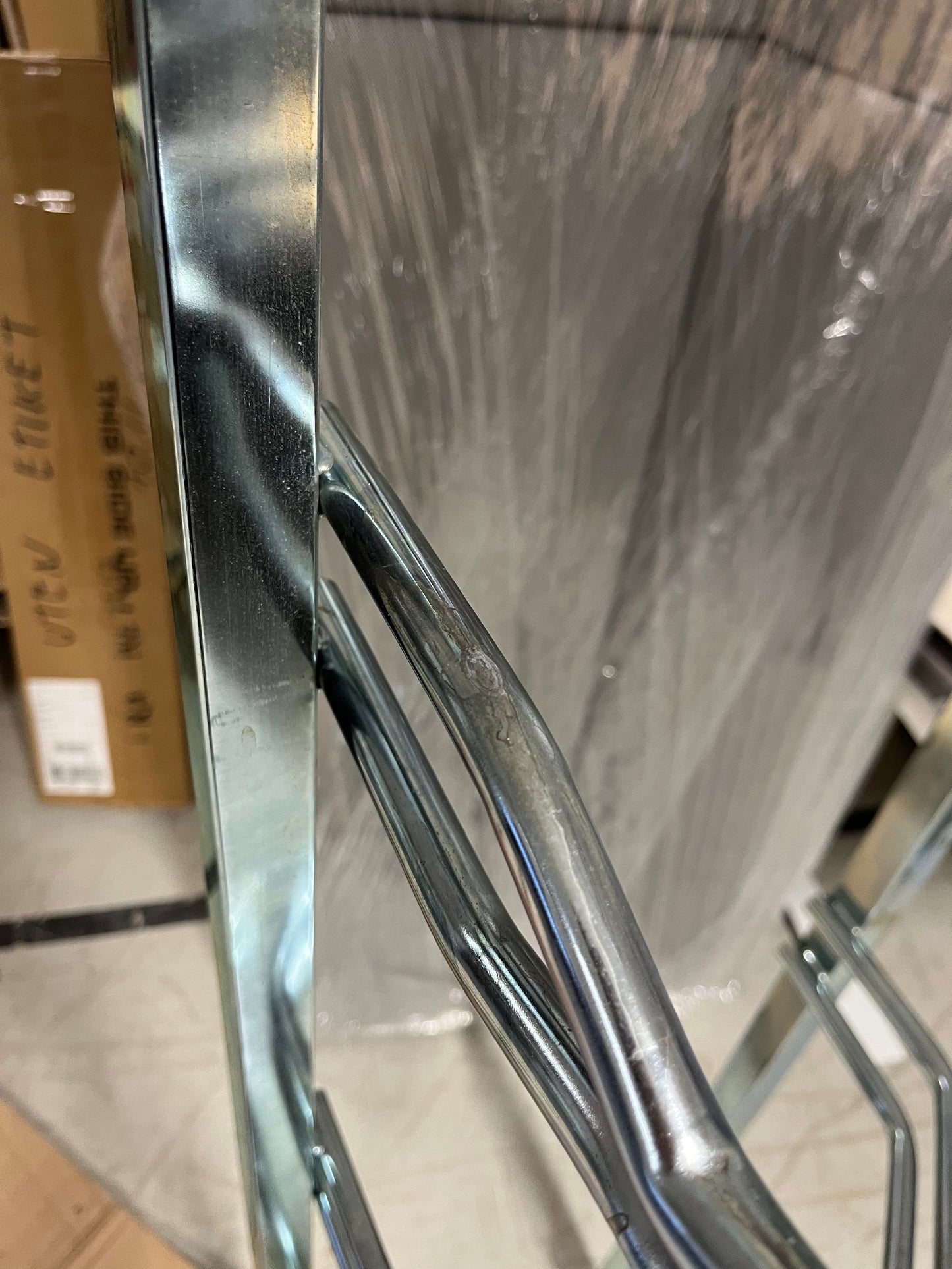 Sykkelstativ ALBERTO, 5 plasser, B1600 D330 mm fra AJ Produkter