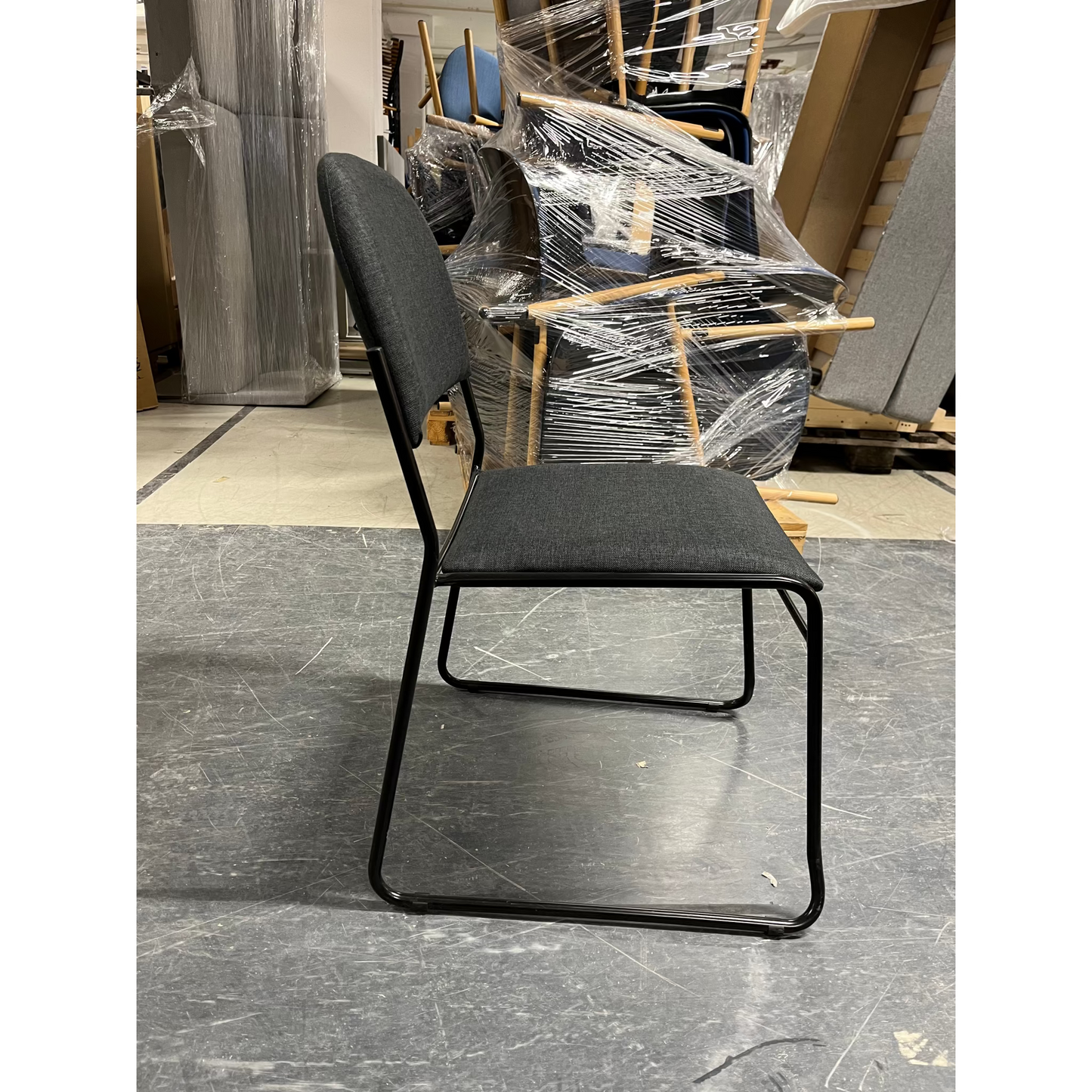 Stol DAWSON, antrasitt/svart fra AJ Produkter