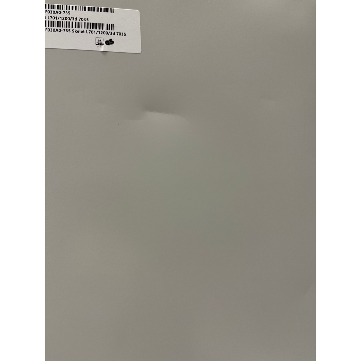 Garderobeskap CLASSIC, 3 seksjoner, flatt tak, H1740 B900 D550 mm, blå fra AJ Produkter