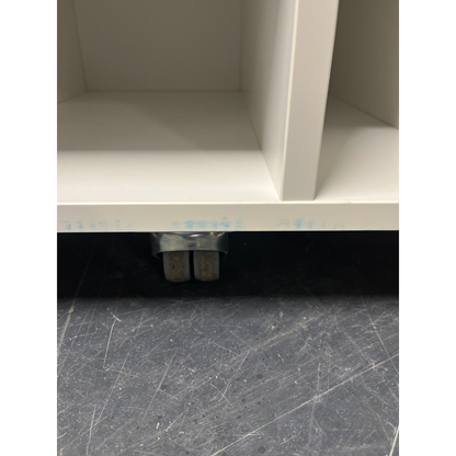 Elevkommode CASPER, hvit med mørkegrønne skuffer