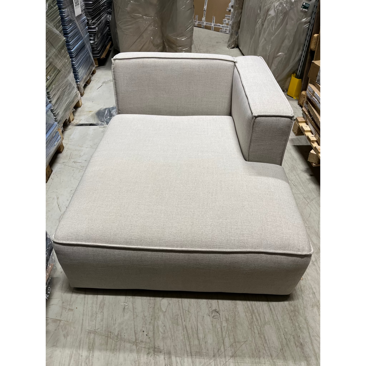 Isa Modulsofa sjeselong høyre natur - 114x154x73 cm fra Kid