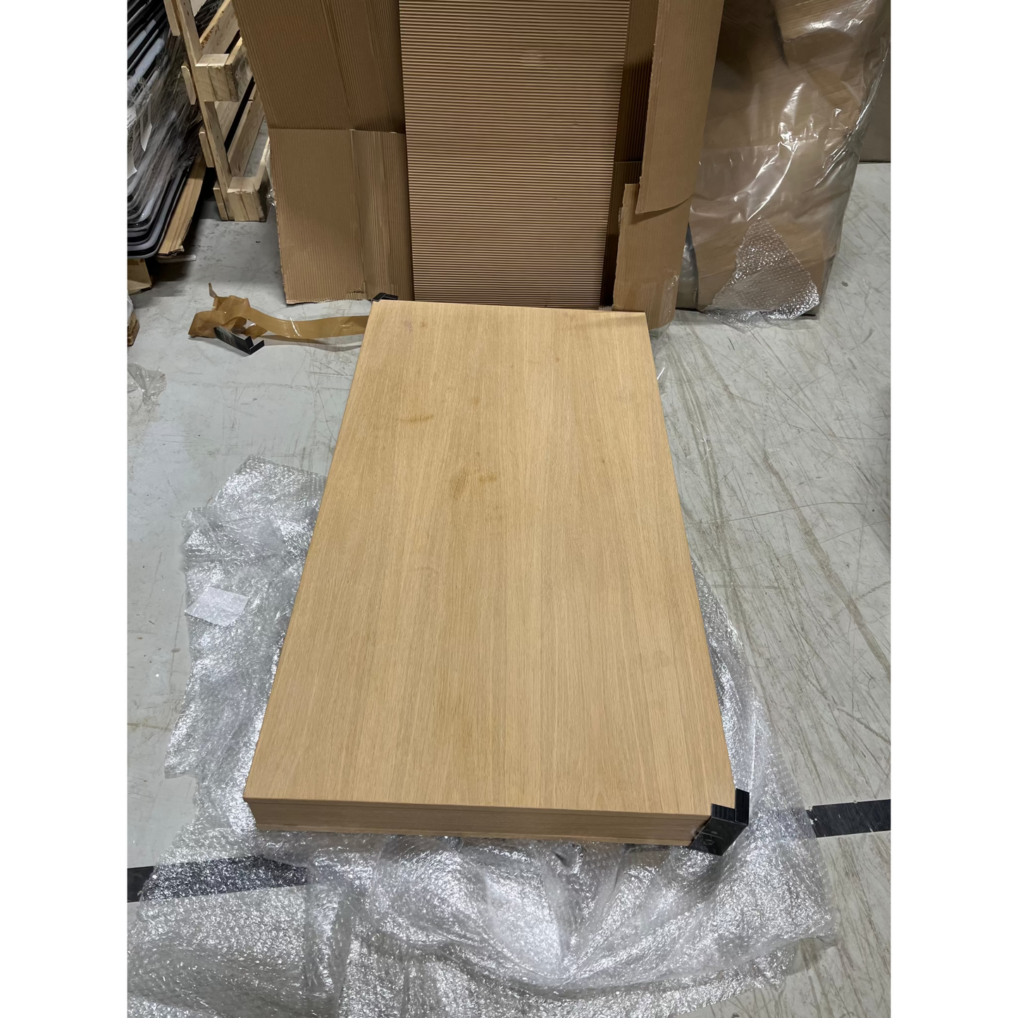 Olea bordplate modell natur, UTEN BEIN - 70x130x10 cm fra Kid