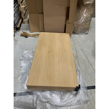 Olea bordplate modell natur, UTEN BEIN - 70x130x10 cm fra Kid