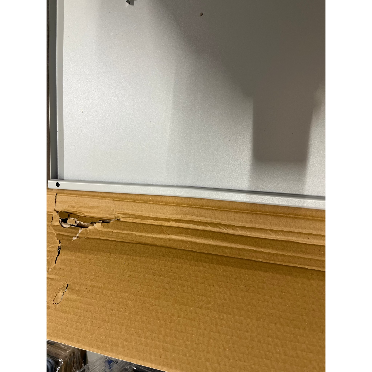 Hylle til oppbevaringsskap CLICK, L910 B350 mm, grå fra AJ Produkter
