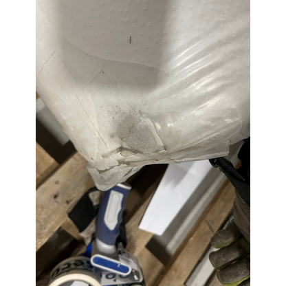 Overmadrass 6 cm Supersoft HR-skum, 180x200 cm, god tilstand