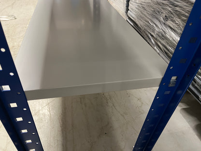 Lagerreol MIX, grunnseksjon, H2100 B1065 D500 mm, blå/grå fra AJ Produkter