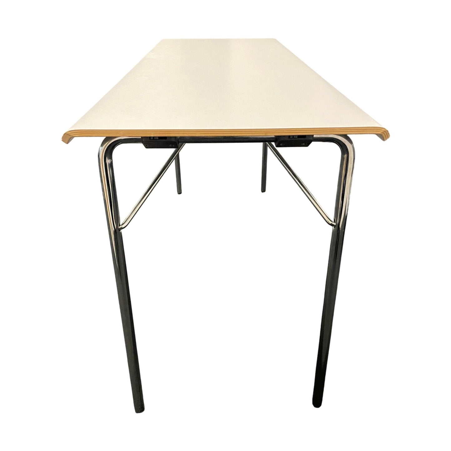 Hvite seminarbord fra Materia, hvit, 140x65 cm
