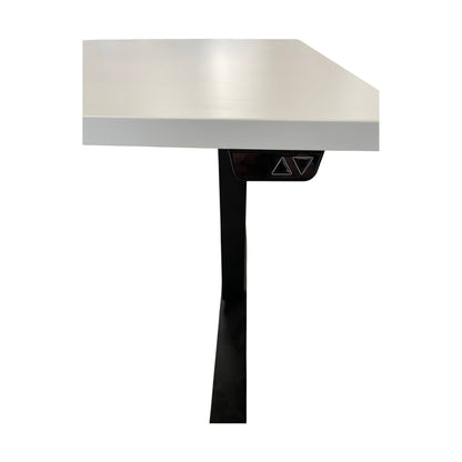 Elektrisk hev/senk skrivebord fra Rol Ergo, hvit, 180x80 cm