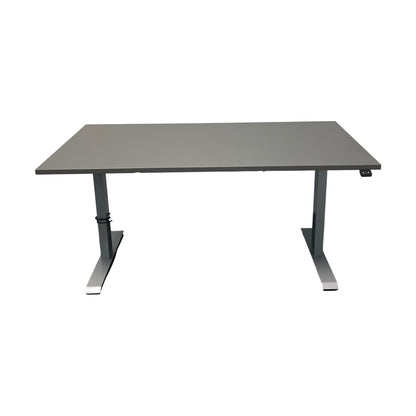 Edsbyn elektrisk hev/senk skrivebord, grå, 160x80 cm