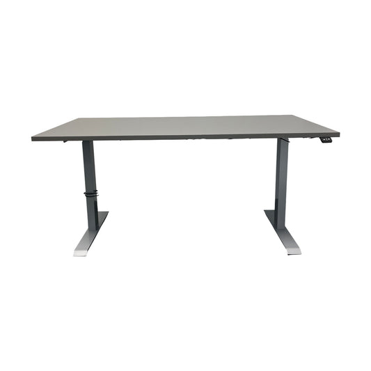 Edsbyn elektrisk hev/senk skrivebord, grå, 160x80 cm