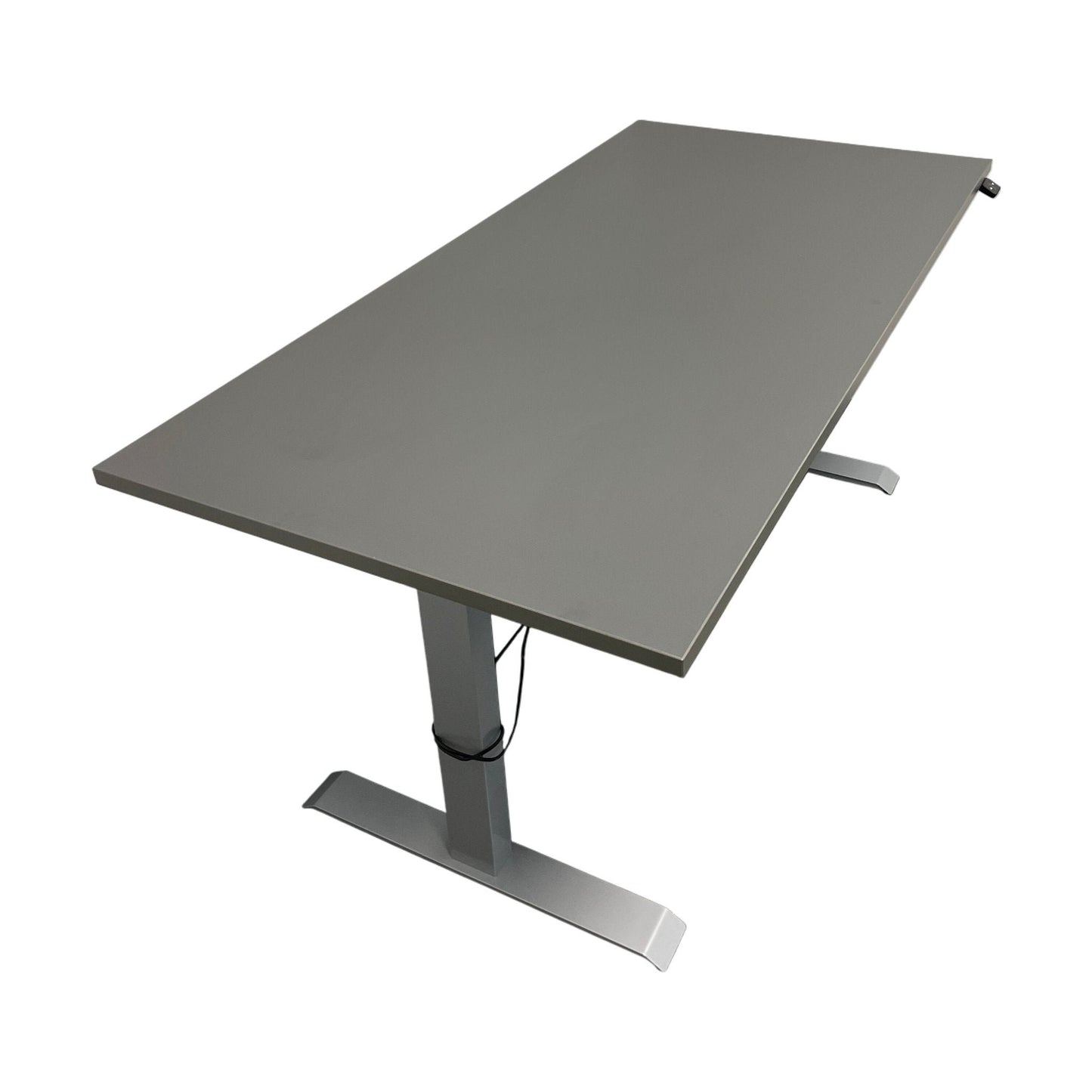 Edsbyn elektrisk hev/senk skrivebord, grå, 160x80 cm