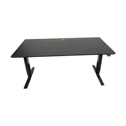 Helsort elektrisk hev/senk skrivebord fra Edsbyn/Swedstyle, 160x80 cm