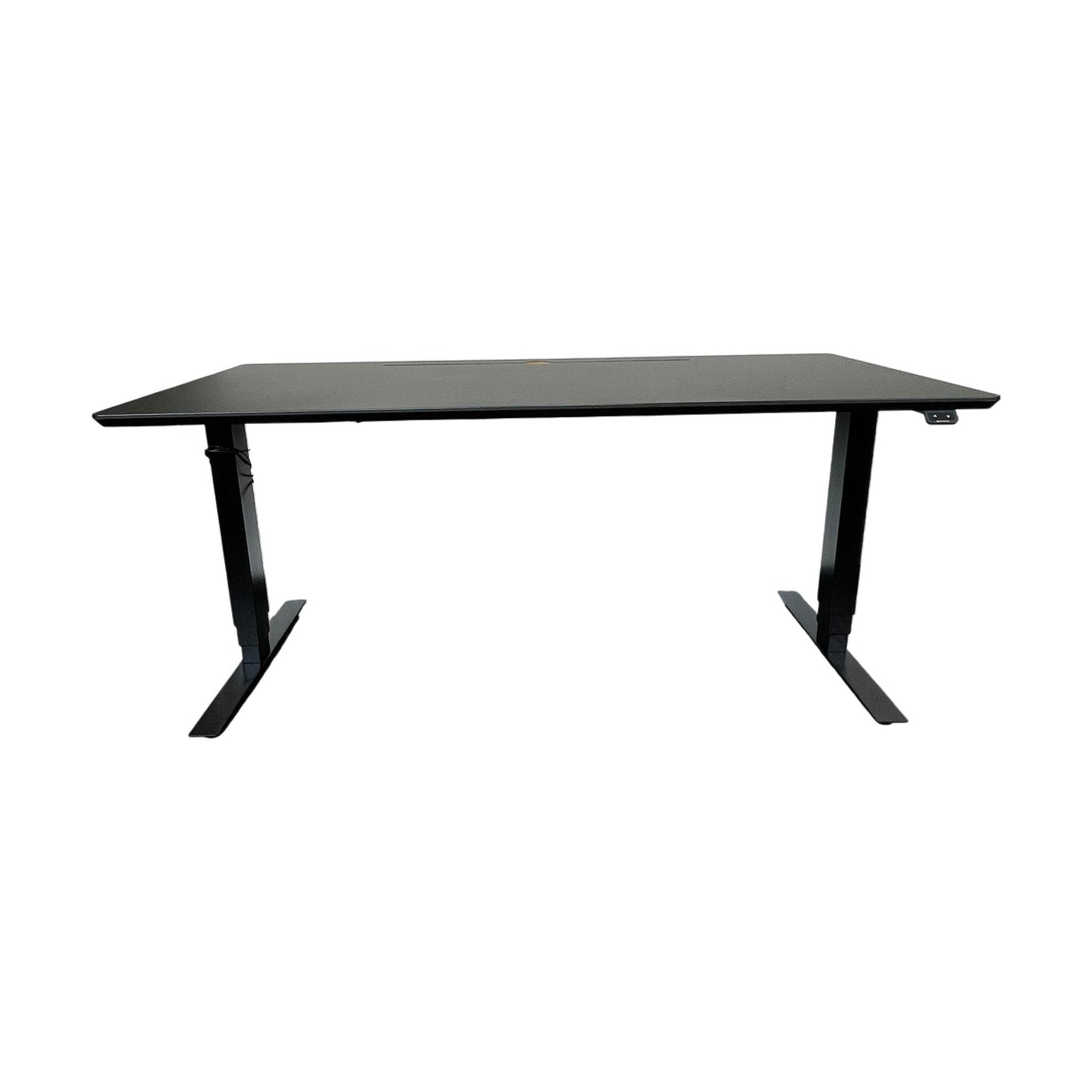 Helsort elektrisk hev/senk skrivebord fra Edsbyn/Swedstyle, 160x80 cm