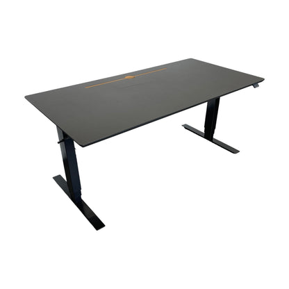 Helsort elektrisk hev/senk skrivebord fra Edsbyn/Swedstyle, 160x80 cm