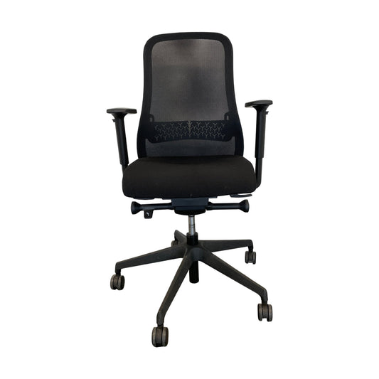 Souly Swivel Chair Mesh kontorstol fra NowiStyl, helsort