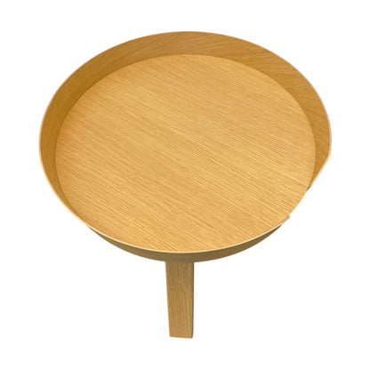 Around sofabord fra Muuto, heltre eik, Ø45 cm