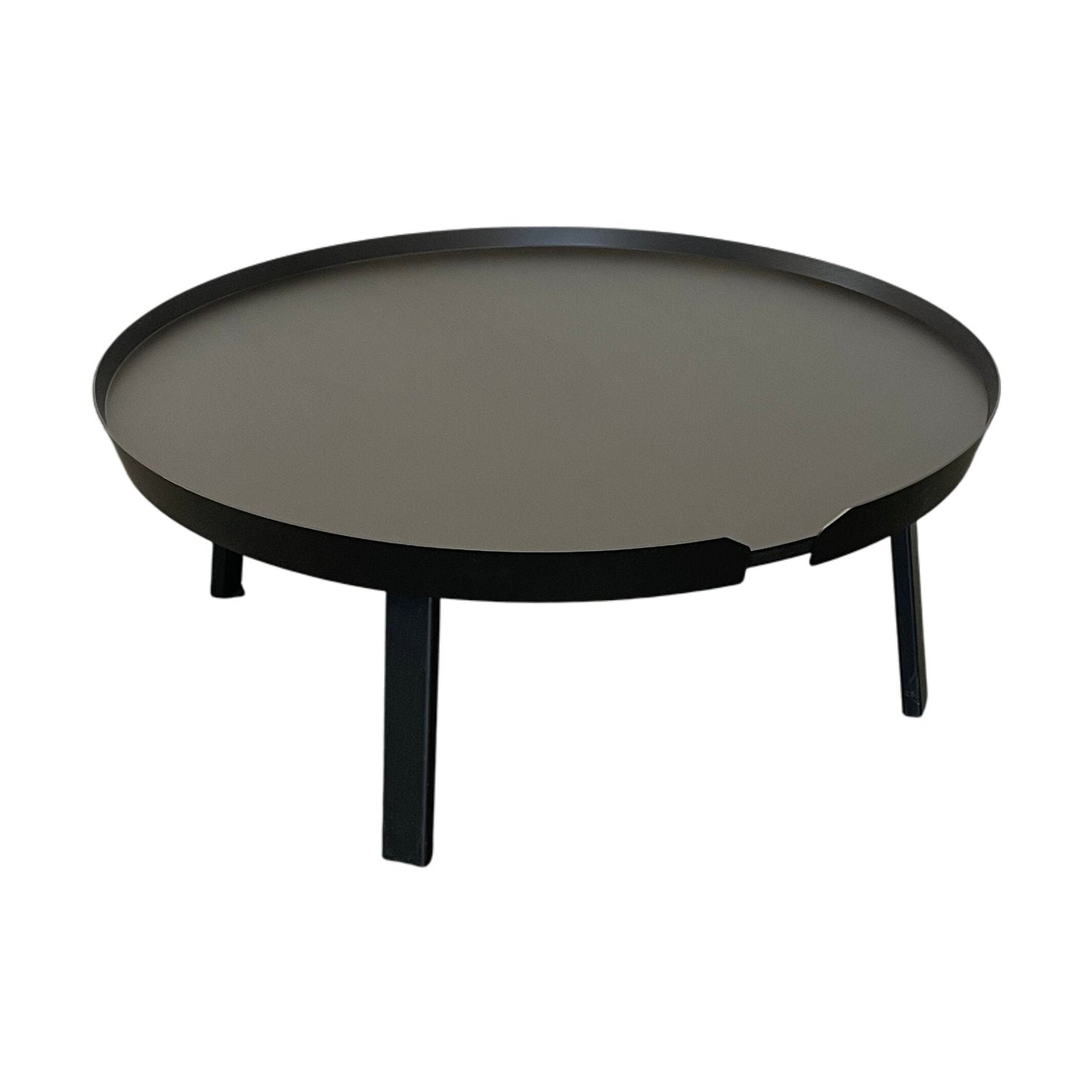 Around sofabord fra Muuto, sortbeiset eik, 100x100 cm