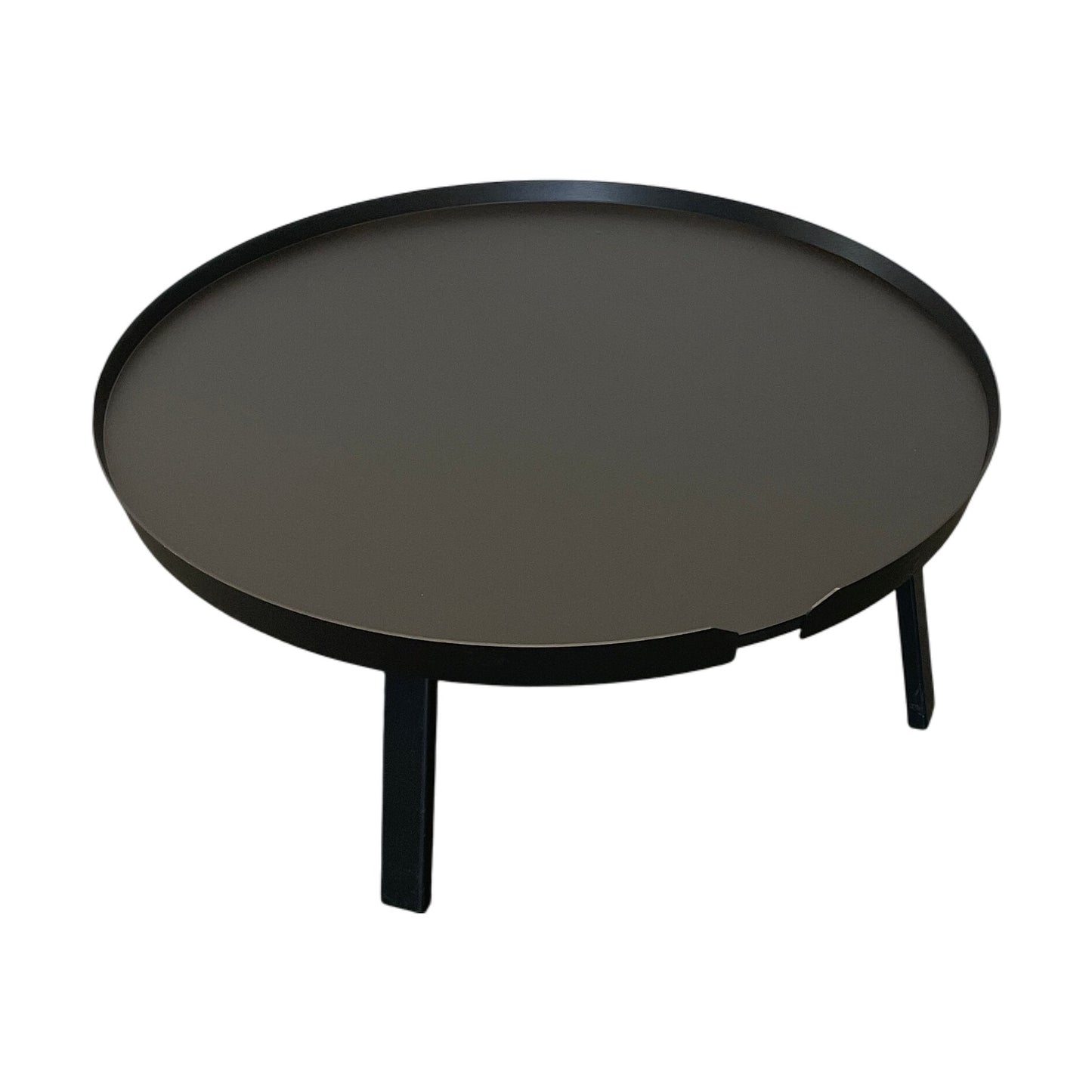 Around sofabord fra Muuto, sortbeiset eik, 100x100 cm