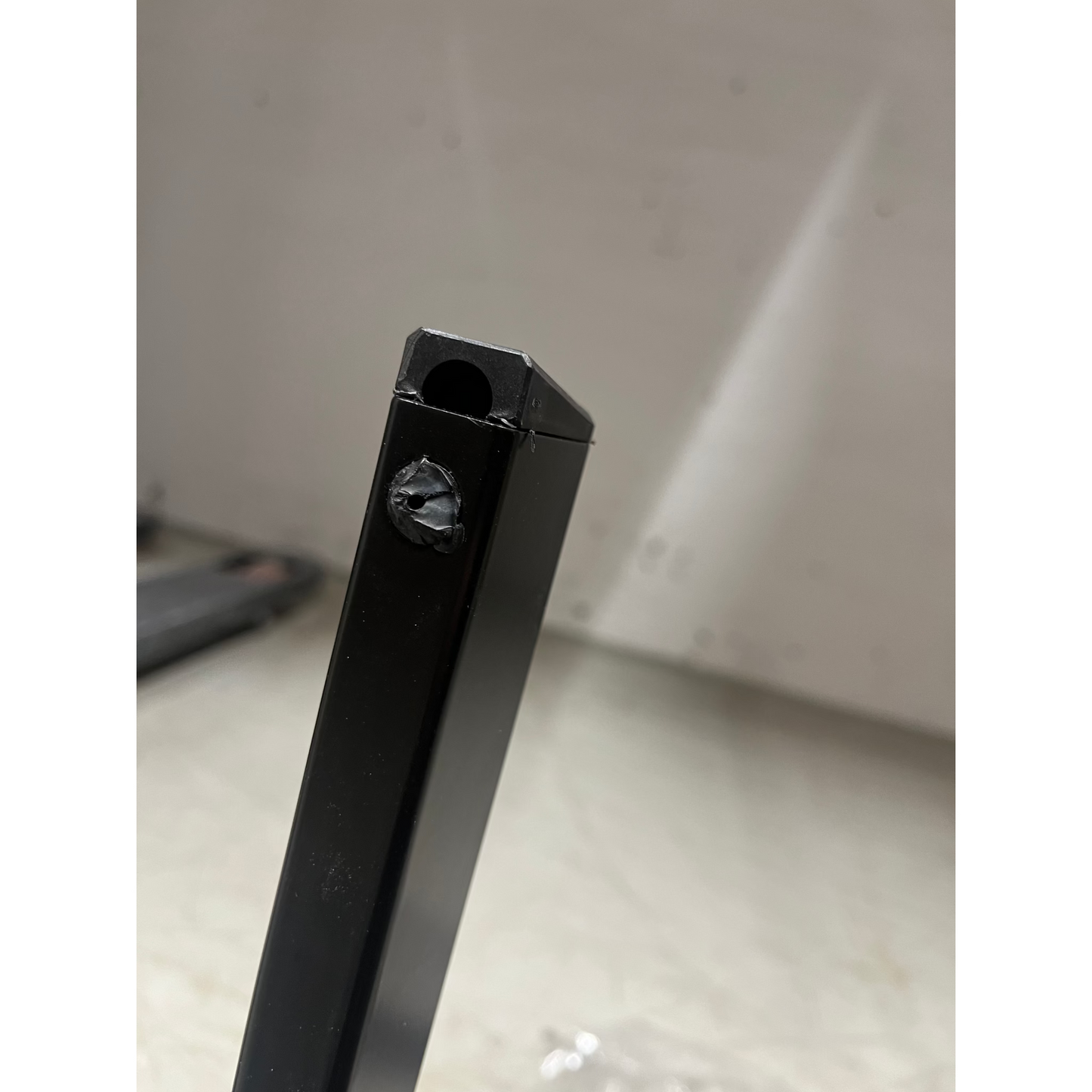 Arbeidsstol AUGUSTA, vinyl, 650–900 mm, svart fra AJ Produkter