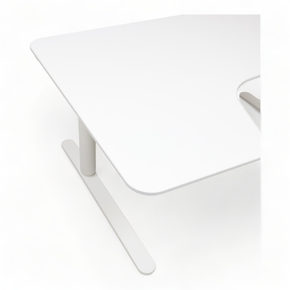 (160x110) IKEA Bekant el hev/senk i hvit