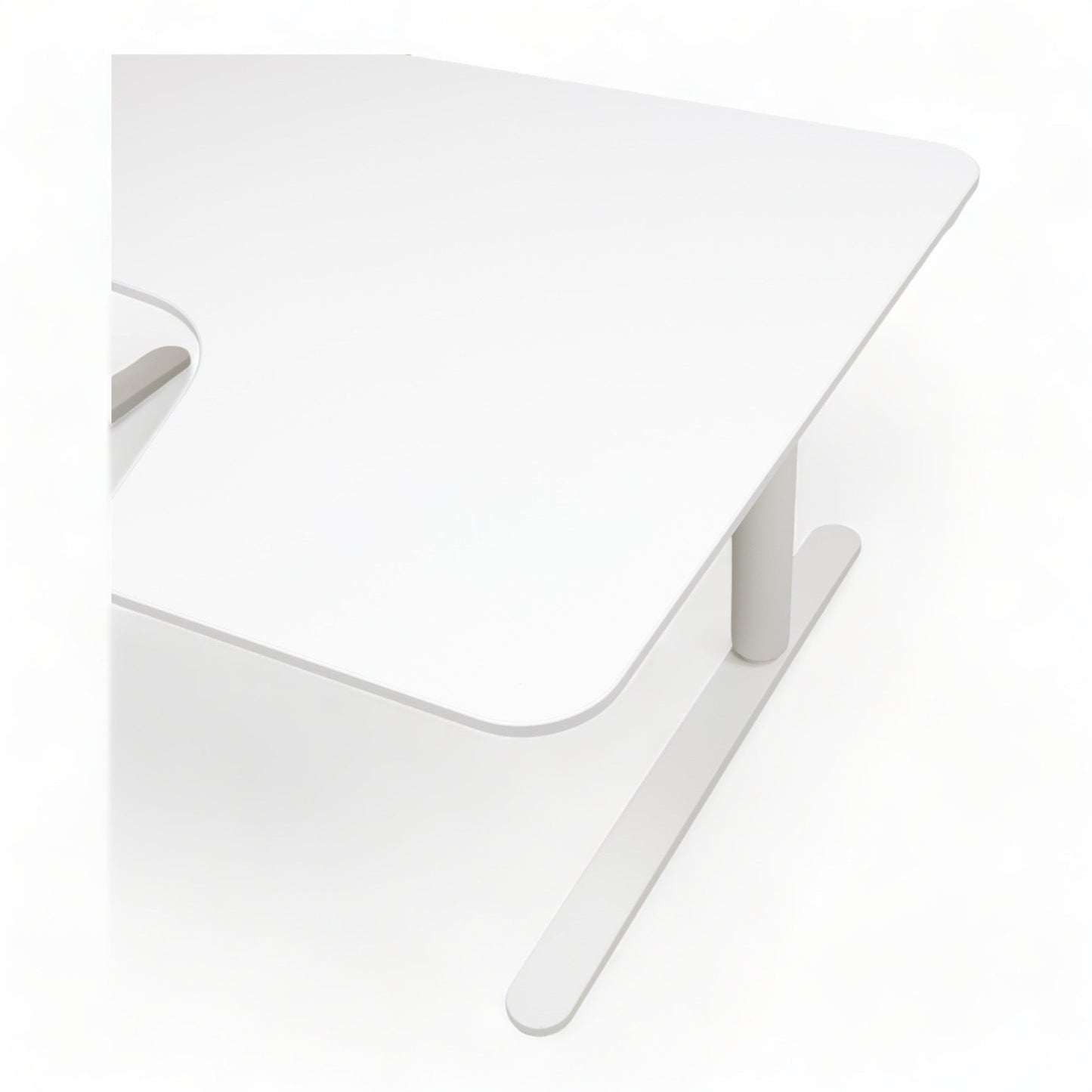 (160x110) IKEA Bekant el hev/senk i hvit