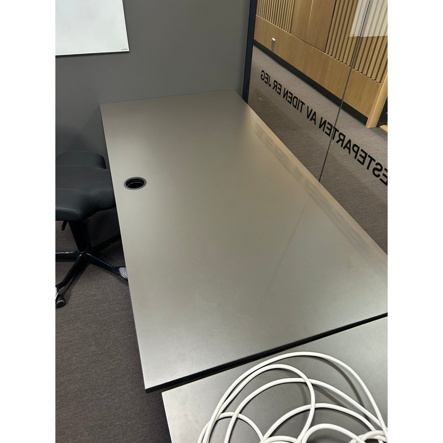 Elektrisk hev/senk bord sort understell