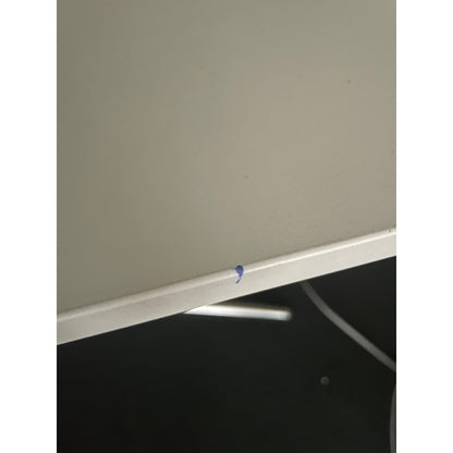 Møtebord, hvit laminat, 120x140 cm