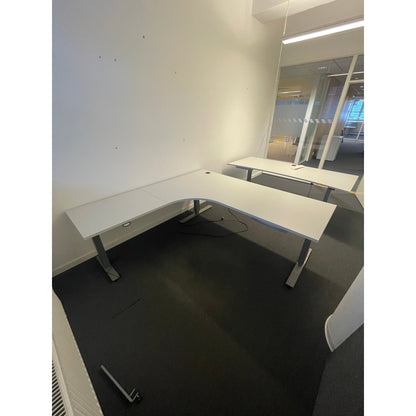 EFG elektrisk hjørneunderstell, grå, 122x34 cm