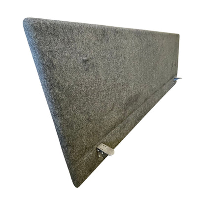 Bordskjerm fra EFG, 200x76 cm, grå