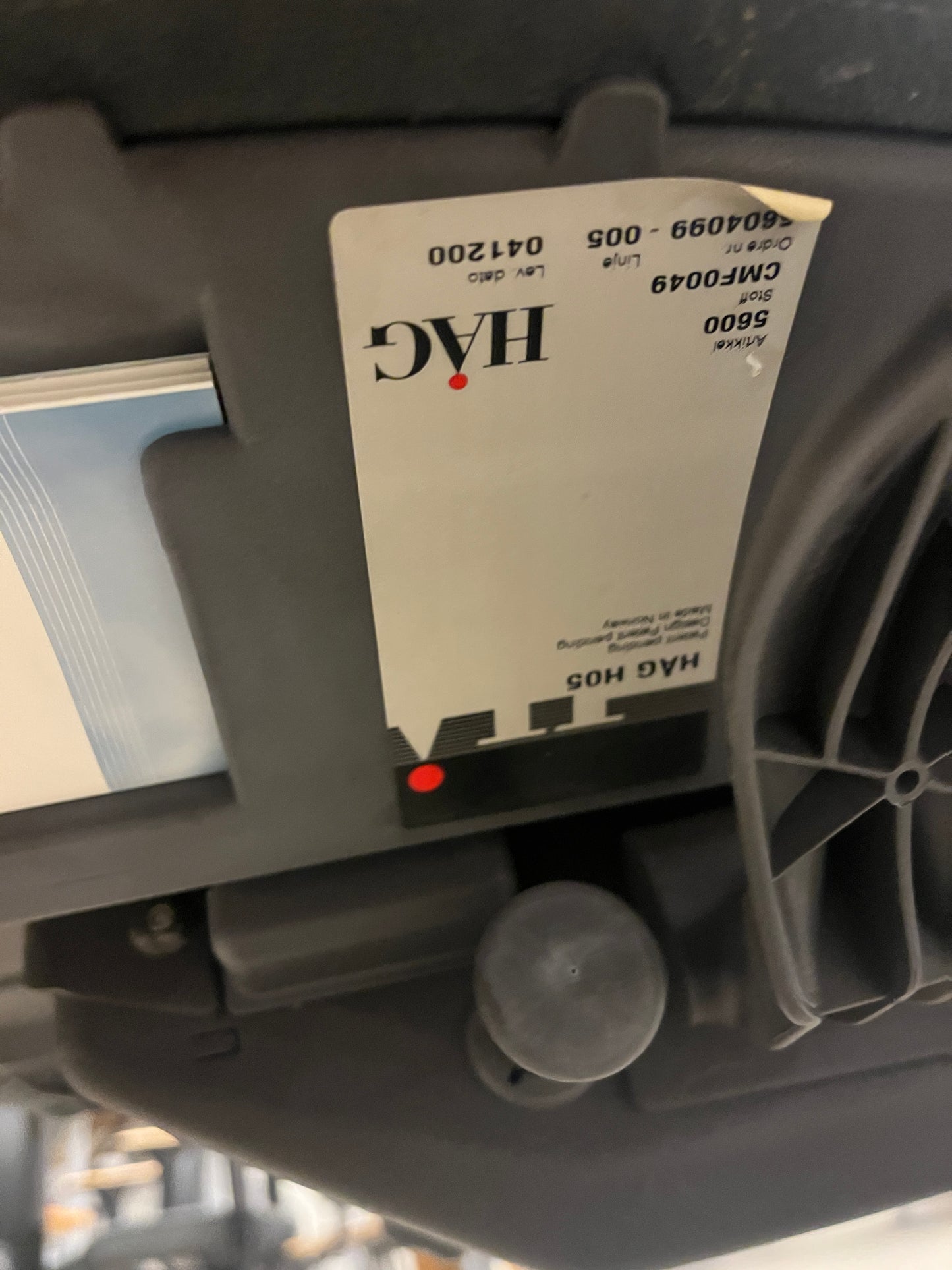 Kontorstol HÅG H05 5600, grått stoff