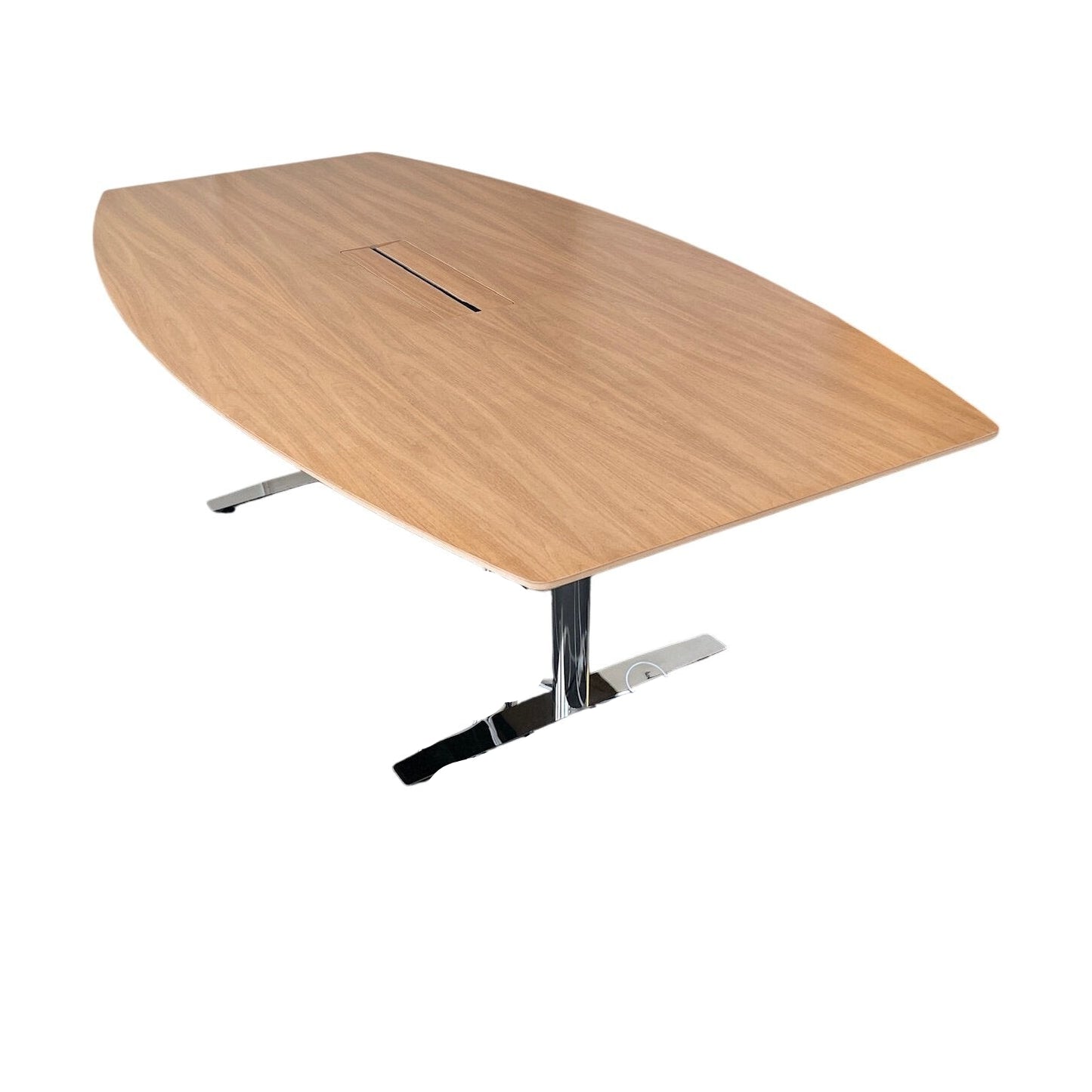 Båtformet møtebord i oljet eik fra Horreds, 200x120 cm