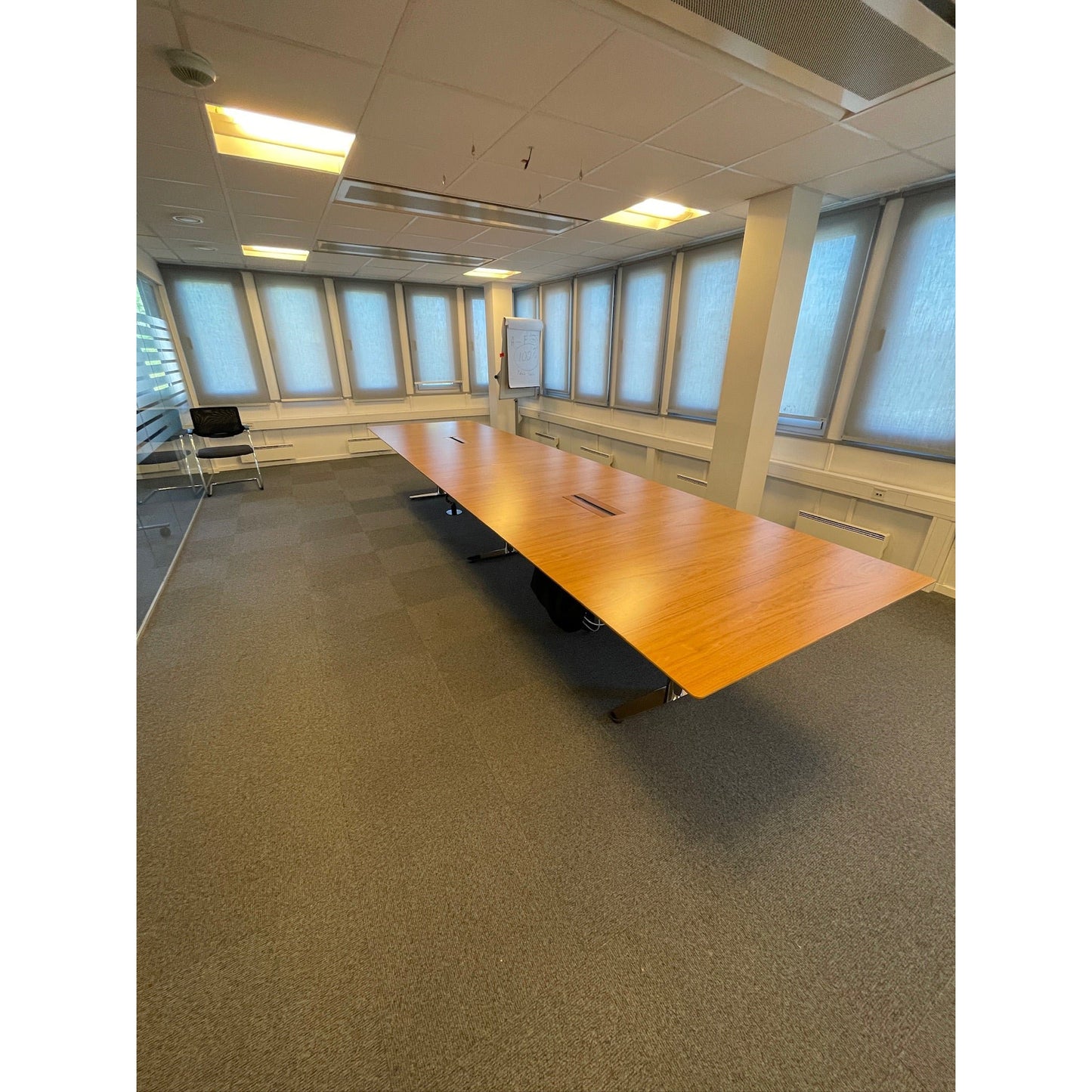 Konferansebord i oljet eik fra Horreds, 480x120 cm