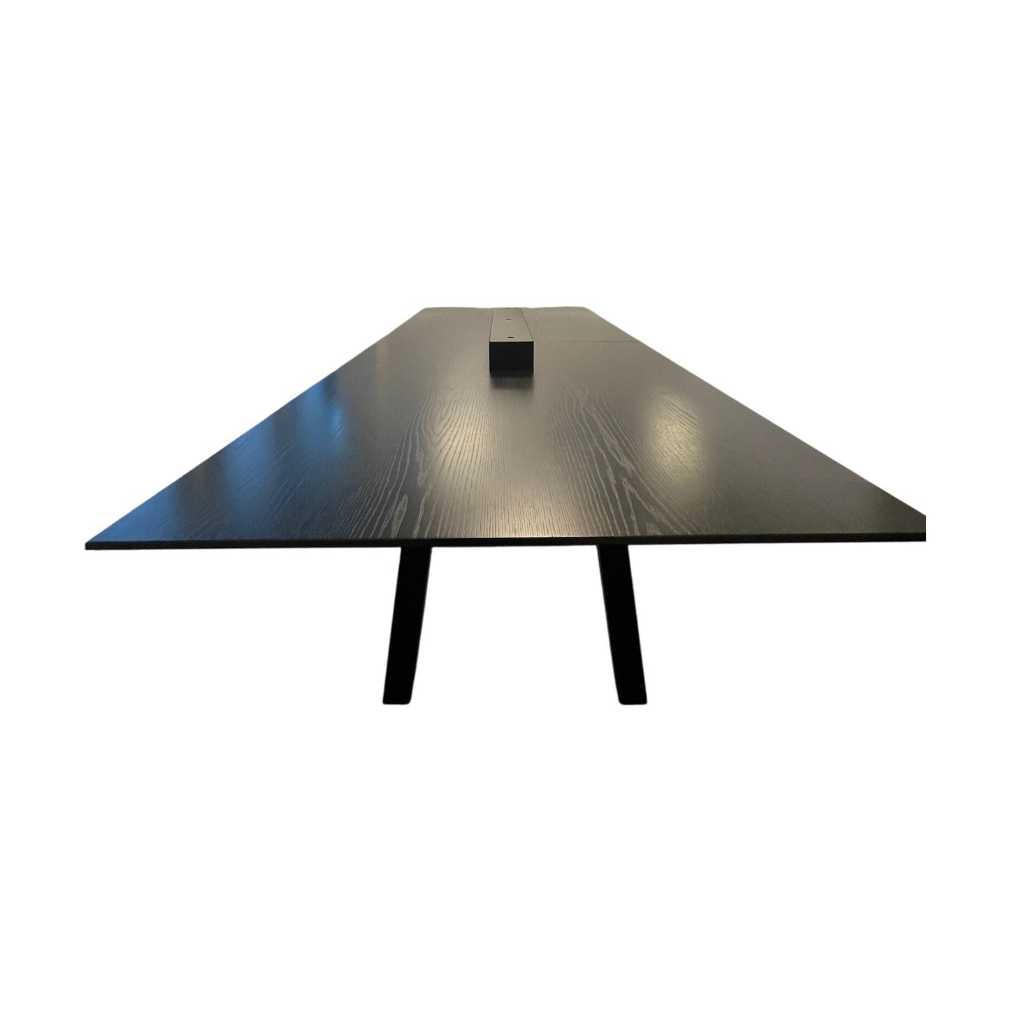 Konferansebord i sortbeiset eik Horreds VX-serie, 280x120 cm