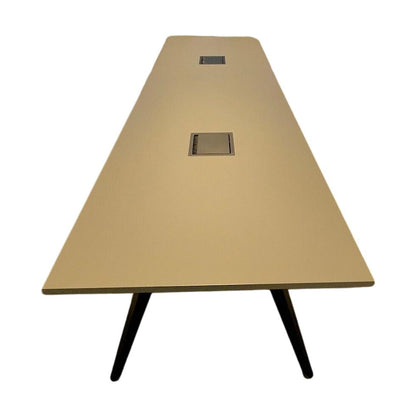 Møtebord fra Aarsland, grå laminat, 300x90 cm