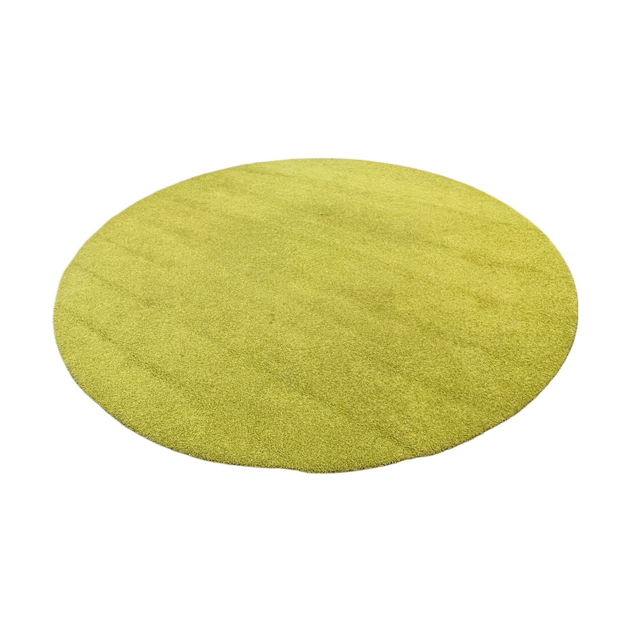 Limefarget teppe av syntetisk materiale fra Vorwerk, 300x300 cm