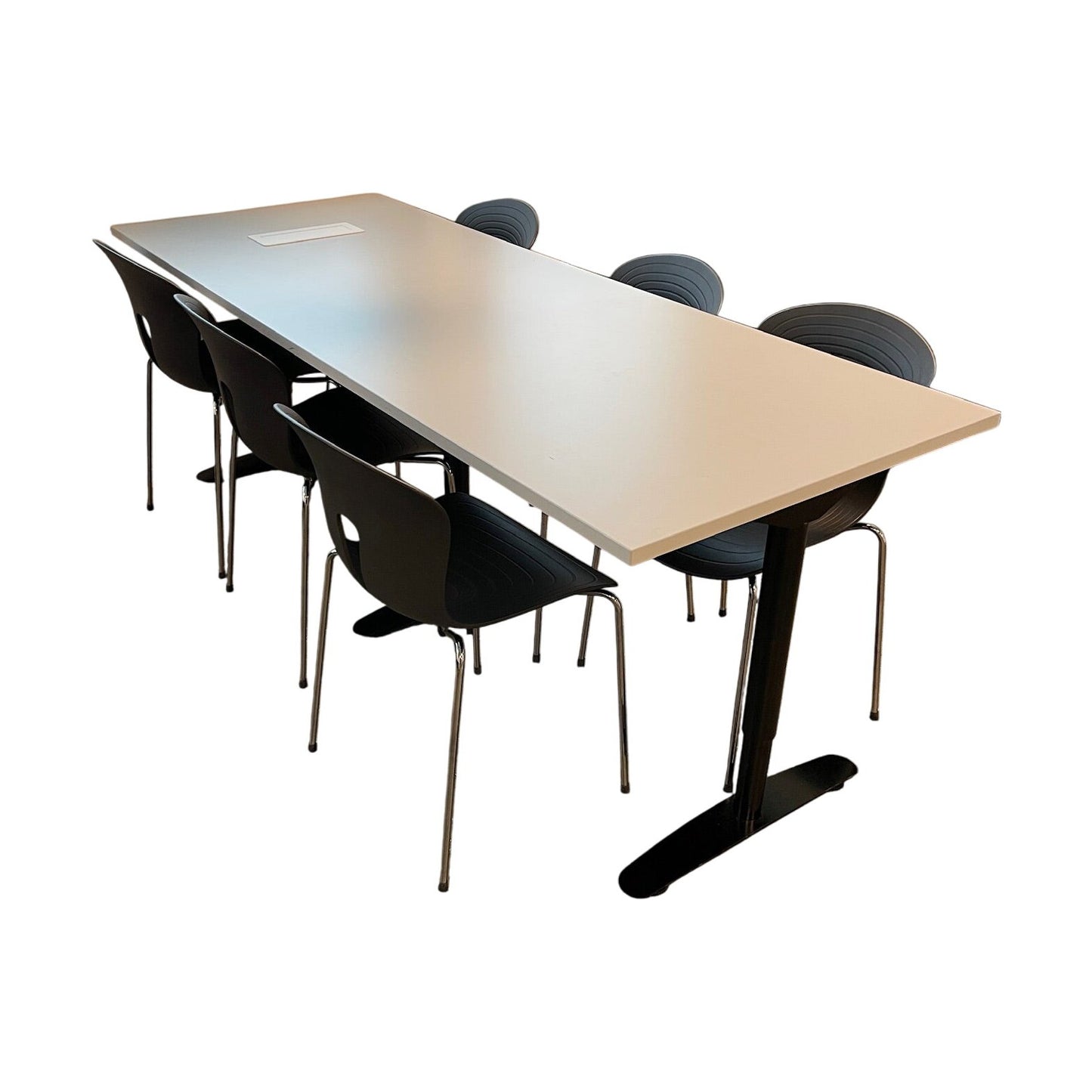 Møtebord fra Fora Form, offwhite, 210x80 cm