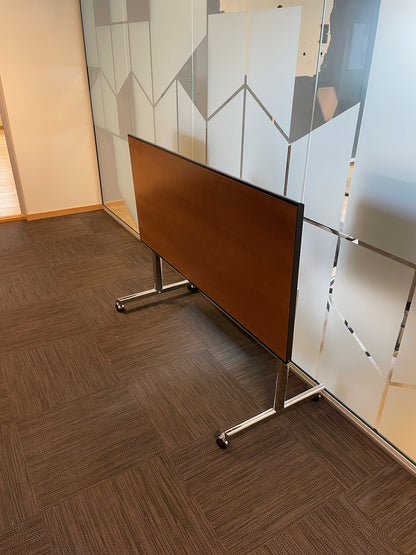 Brunner klappbord Torino, brun laminat, 160x80 cm