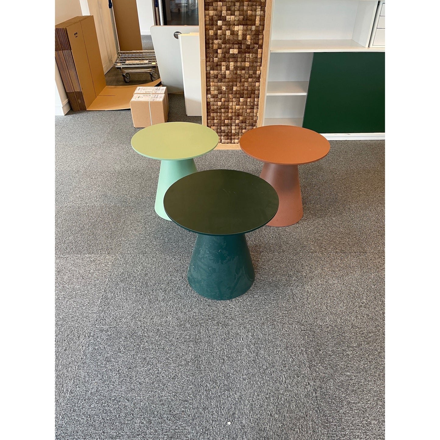 JACKLESS loungebord fra Blå Station, grønn, 52x52 cm