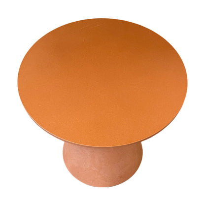 JACKLESS sofabord i metall fra Blå Station, terrakotta, Ø70 cm