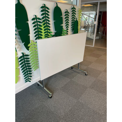 Torino klappbord fra Brunner, hvit, 140x80 cm